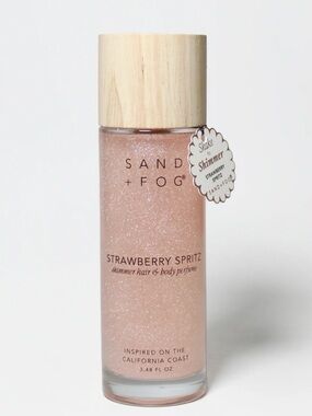 Sand + Fog Strawberry Spritz Shimmer Hair & Body - Pink